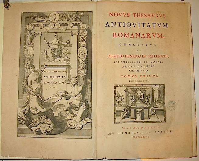 Albertus Henricus Sallengre Novus thesaurus antiquitatum romanarum... 1716-1724 Hagae Comitum apud Henricum du Sauzet
